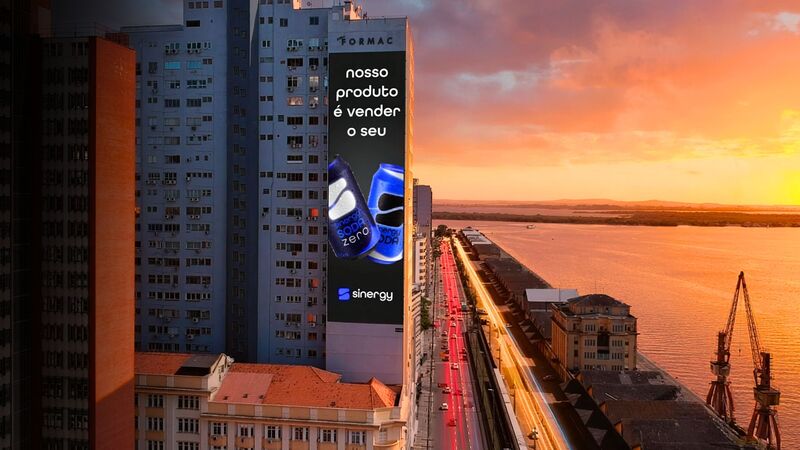 Mega Empena no Edifício Formac, Porto Alegre